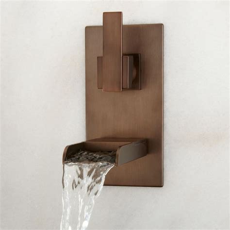 Willis Wall-Mount Bathroom Waterfall Faucet | Wall mount faucet ...