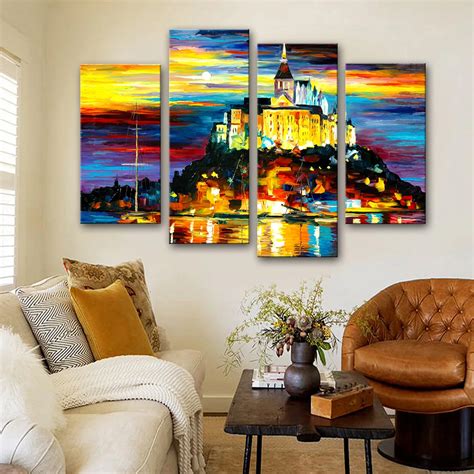 Drop Shipping Canvas Paintings Modern Abstract Living Room Wall ...