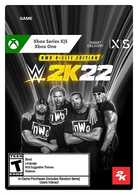 Best Buy: WWE 2K22 nWo 4-Life Edition Xbox Series X, Xbox Series S ...