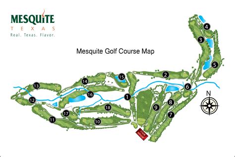 Course Layout - Mesquite Golf Club