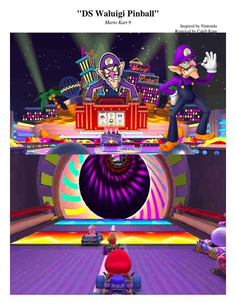 DS Waluigi Pinball [MK9 #3] Sheet music for Piano, Drum Group, Guitar ...