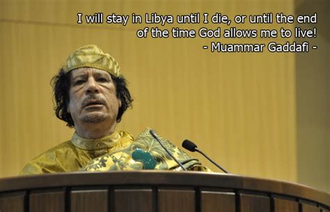 Quotes about Gaddafi (48 quotes)