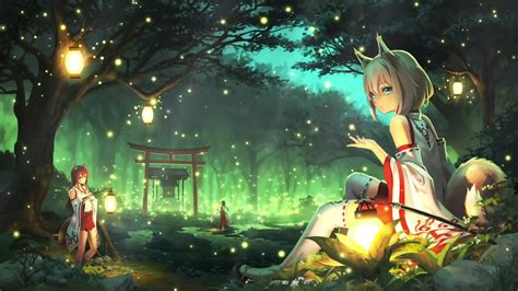 Kitsune No Miko Live Wallpaper - WallpaperWaifu