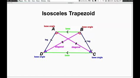 6 6 Isosceles Trapezoid Information - YouTube