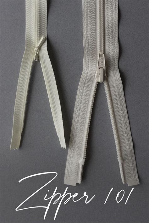 Zipper 101: Different Types of Zippers, Parts, & Sliders