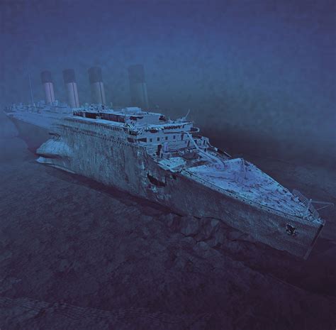 Underwater Images Of The Titanic | ... anniversary of the sinking of ...