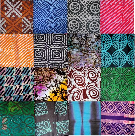 Being the Change, Seeing the World: Sample Batik Prints