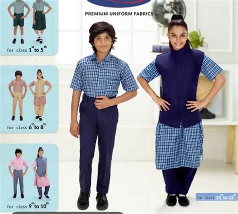 Cotton Tamil Nadu Government School Uniform wholesale at best price in ...