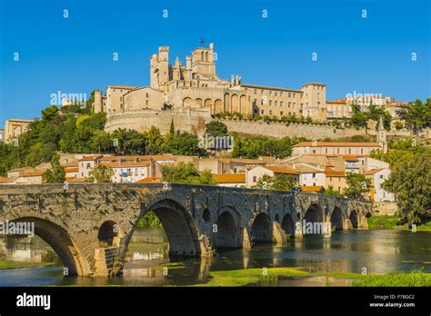 Saint Nazaire Cathedral, Beziers, France, Languedoc Roussillon Stock ...