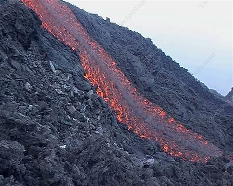 Mt Etna lava flow - Stock Video Clip - K001/6647 - Science Photo Library