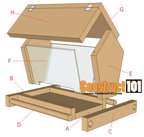 Build a Bird Feeder - Free Plans - Construct101