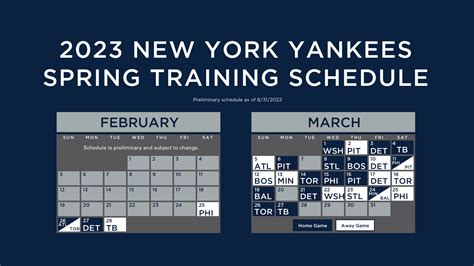 Yankees Printable Schedule