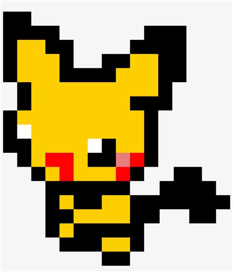 Pichu - Pokemon Pixel Art 8 Bit - 1200x1200 PNG Download - PNGkit