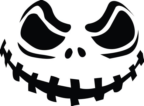 Printable Nightmare Before Christmas Pumpkin Stencils