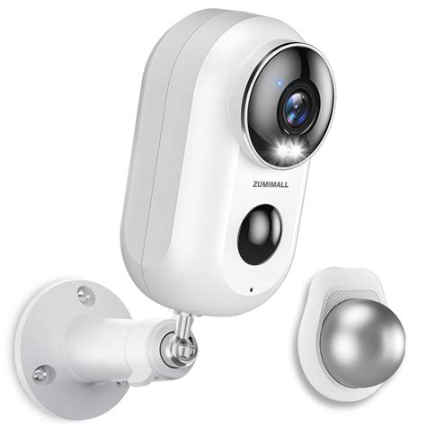 Buy ZUMIMALL Security Cameras Wireless Outdoor with Magnetic , 2K ...