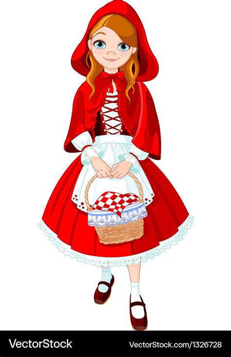 Little red riding hood Royalty Free Vector Image