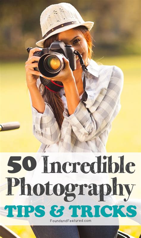 50 Incredible Photography Tips & Tricks - DIY Craft Projects