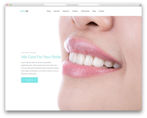 Dentist Website Template