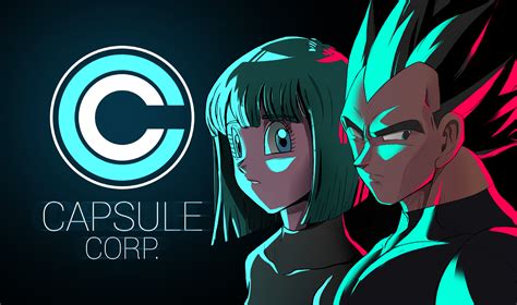 Capsule Corp - Bulma & Vegeta | Dragon ball artwork, Vegeta and bulma ...