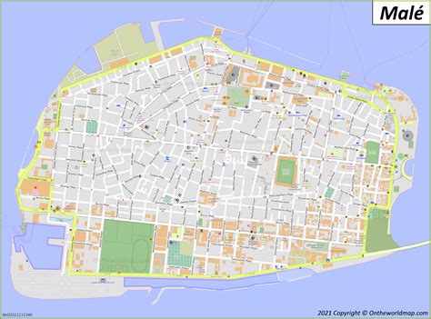 Malé Map | Maldives | Detailed Maps of Malé