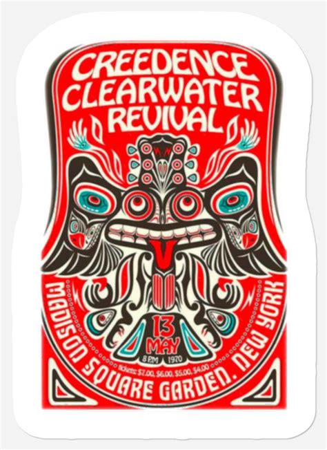 Creedence Clearwater Revival 1970 Stickers sold by LouistAdams | SKU ...