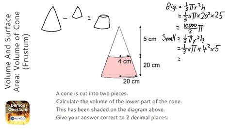 Volume Of A Cone Questions And Answers