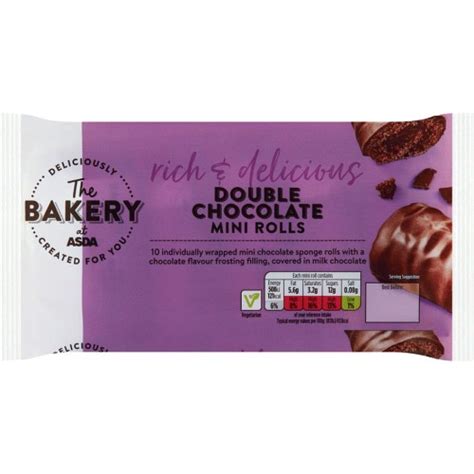 The BAKERY at ASDA Double Chocolate Mini Rolls - Compare Prices & Where ...