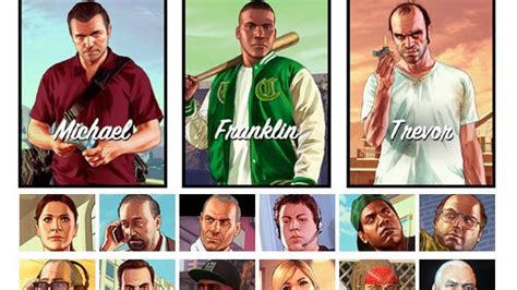 Gta Characters - This list includes both main and side characters.