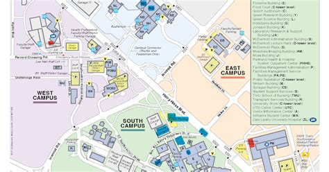 Utsw Dallas Campus Map With Helipad