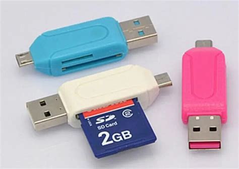 Best quality OTG Card Reader Mobile phone PC card reader Micro USB OTG ...