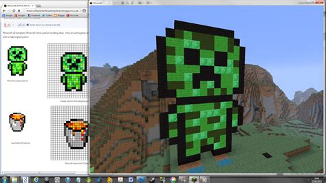 Minecraft Pixel Art How To | Minecraft Pixel Art Building Ideas