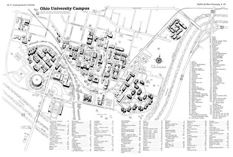 Ohio University Campus Map