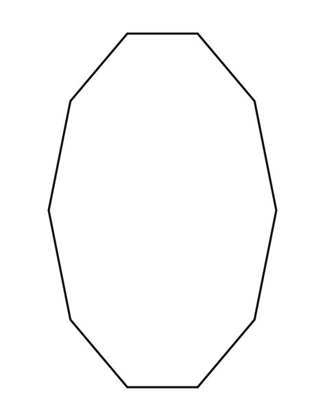 Irregular Convex Decagon | ClipArt ETC