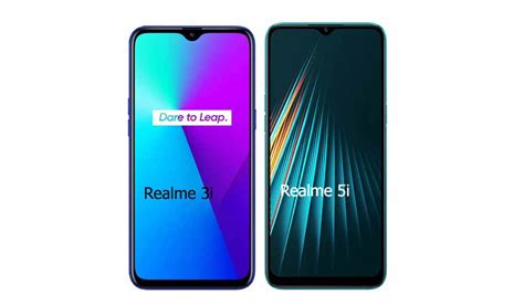 Realme 5i vs Realme 3i Comparison of features and specs