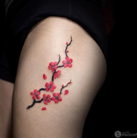 The 50 Best Cherry Blossom Tattoos Ever Inked - TattooBlend