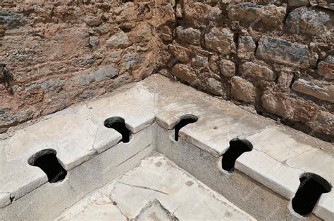 Premium Photo | Public toilets of ephesus ancient city