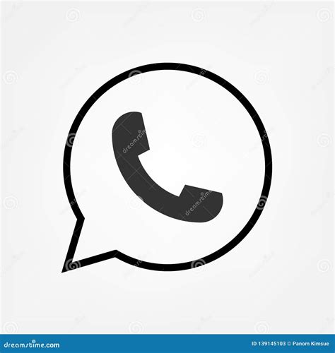 Phone Call Icon Vector, Sosial Media Symbol For Graphic Design, Logo ...