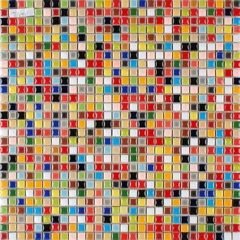 Multicolored Porcelain Mosaic Tile Glaze Multi Colors Mixed - Etsy ...