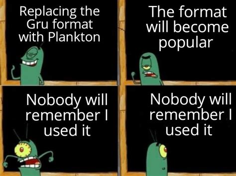 Plankton presenting and evil plan on a board : r/MemeTemplatesOfficial