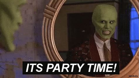 Party Time GIF - Themask Jimcarrey Party Time - Discover & Share GIFs