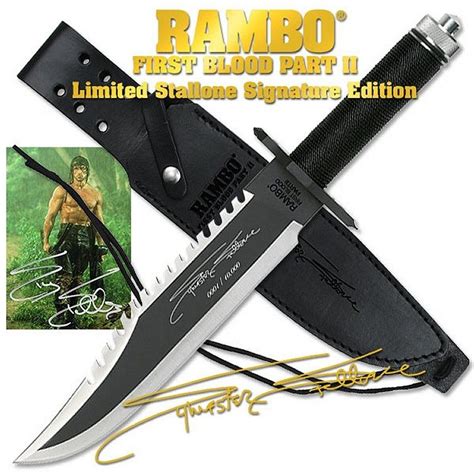 Master Cutlery Rambo II Signature Edition Knife - Mökkimies.com