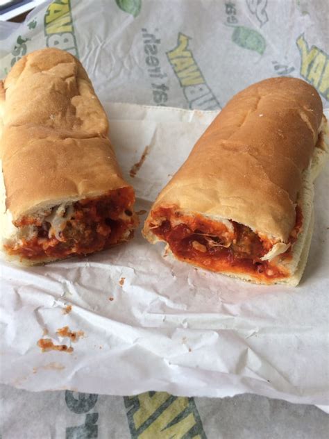 subway meatball marinara review