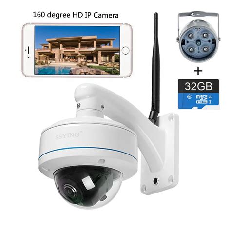 HD IP WIFI panoramic camera 360 degree outdoor camera Onvif built in ...