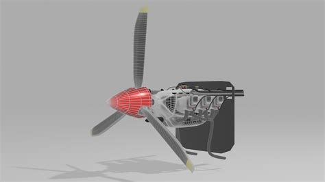 3D lycoming o-540 model - TurboSquid 1688045