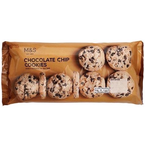 Mark & Spencer Chocolate Chip Cookies 400g | Shopee Malaysia