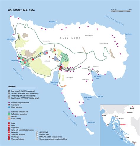 Goli Otok Map - Goli Otok