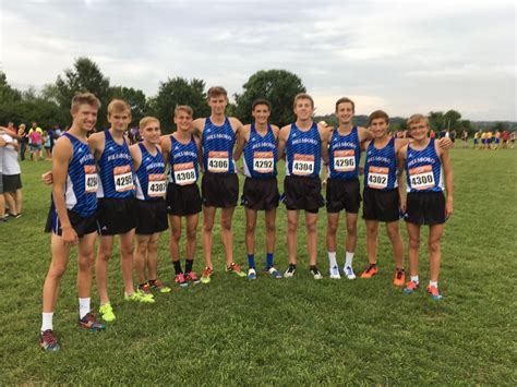 The Hillsboro Boys Cross Country team poses in their custom uniforms by ...