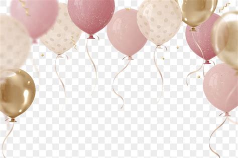 Download premium png of Pink balloon 3d frame png, birthday graphic ...