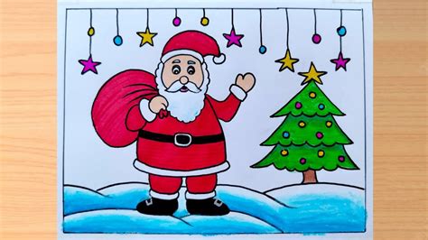 How to Draw Santa Claus Easy| Christmas Drawing| Santa Claus Drawing ...