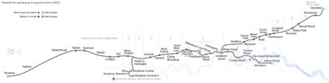 Elizabeth Line Map 2023 - PDF And Downloadable - Winterville